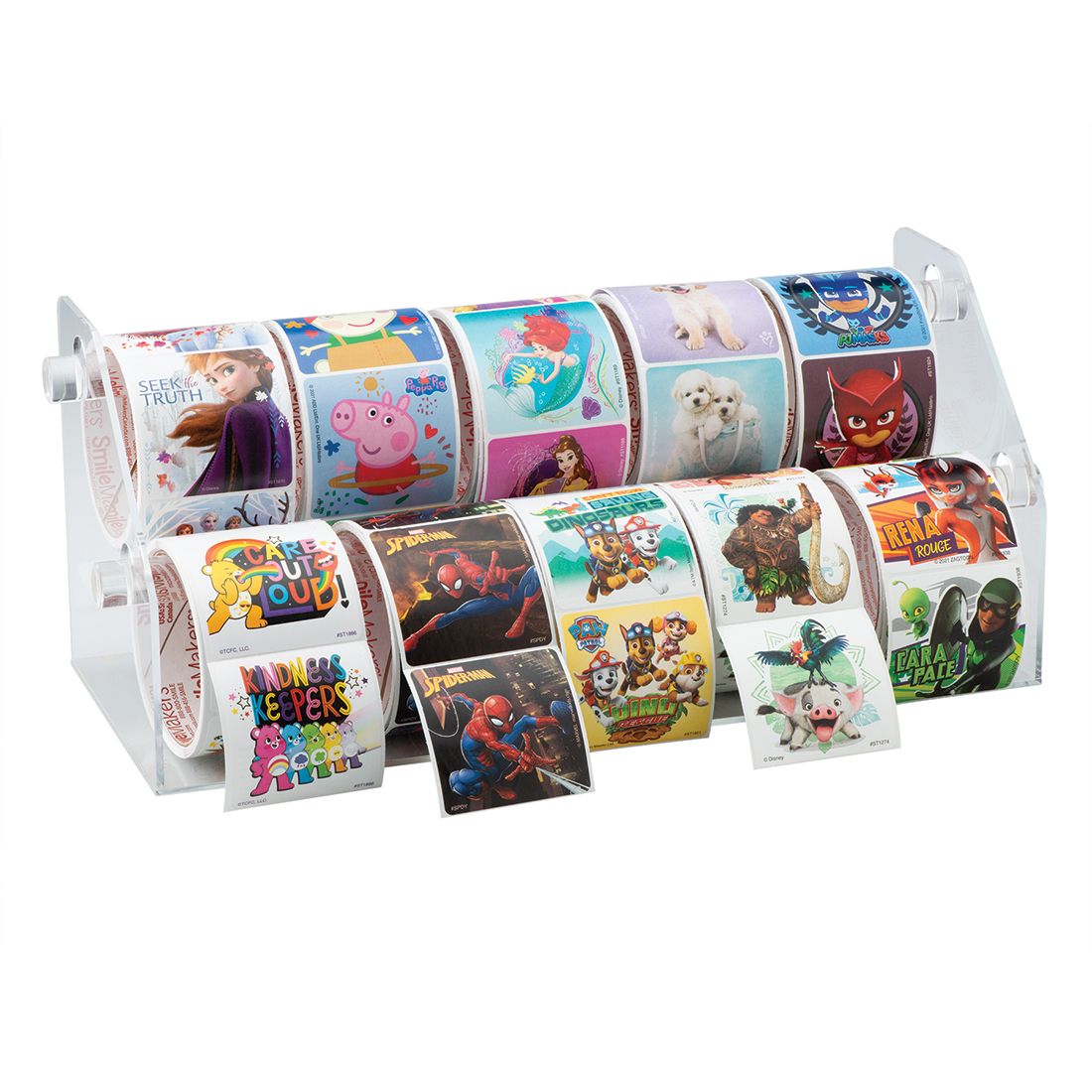 10 Roll Sticker Rack - Office Supplies from SmileMakers